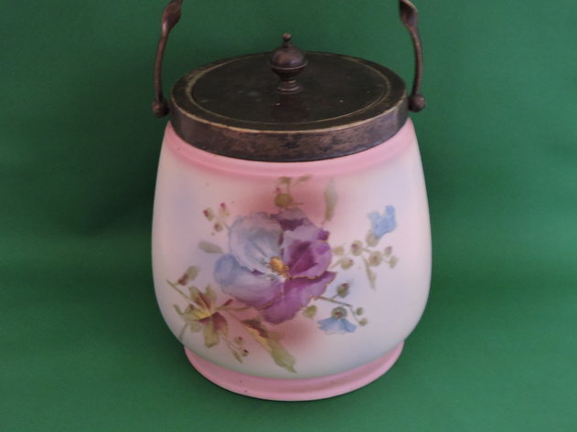 Image for Biscuit Barrel or Cracker Jar England 1930's