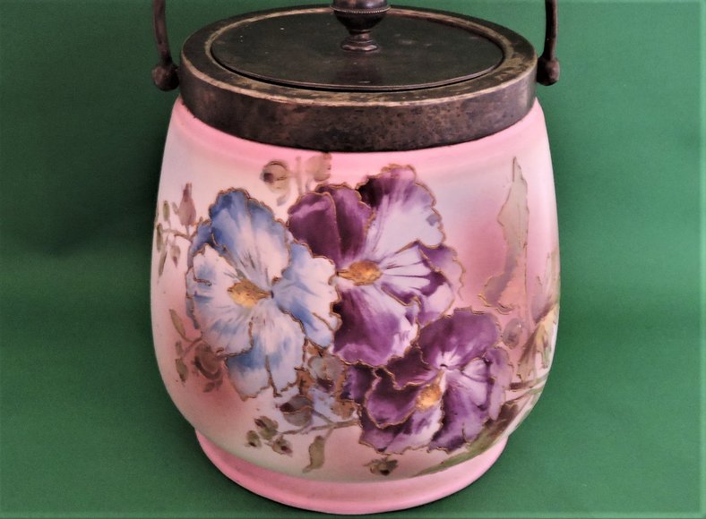 Image for Biscuit Barrel or Cracker Jar England 1930's