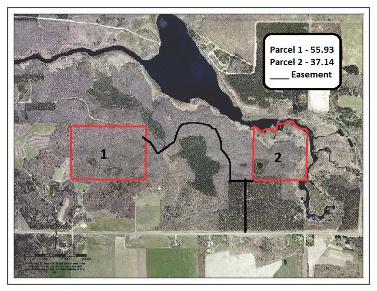 93.07 Acres in Washburn County, WI Offered in (2) Parcels