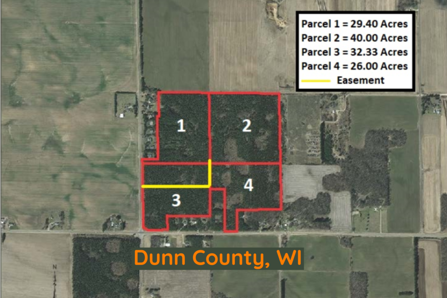 127.73 Acres in Elk Mound Dunn County, WI