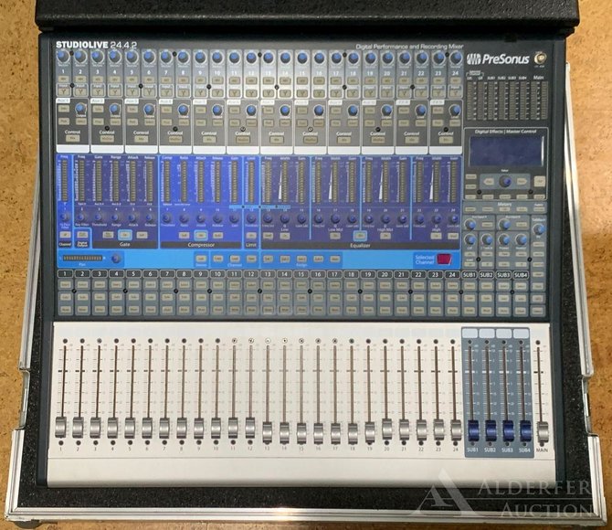 Image for Alderfer Online - Wyncote, PA: 10-30-19 | Featuring Music Equipment Including Studio Live 24.4.2 Digital Mixer, Behringer Xenyx X2442USB Mixer, Extensive Record, CD, DVD, & VHS Collections, Tools & Equipment, Household Items, & More!