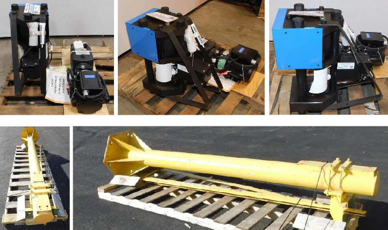 Eaton T-420 Coll-O-Crimp Press with T-421U-110 Power Unit & 11' Jib Crane