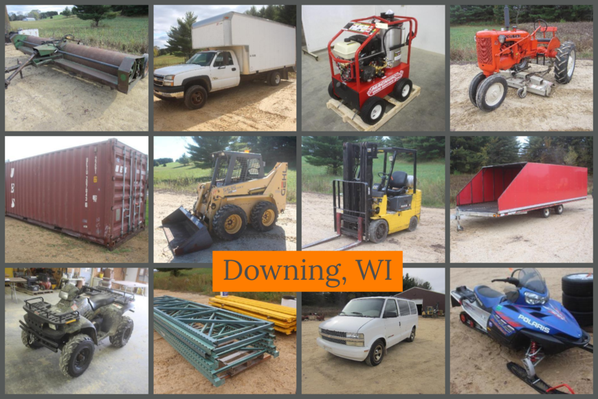 November 12, 2019 Downing Consignment Auction Downing, WI