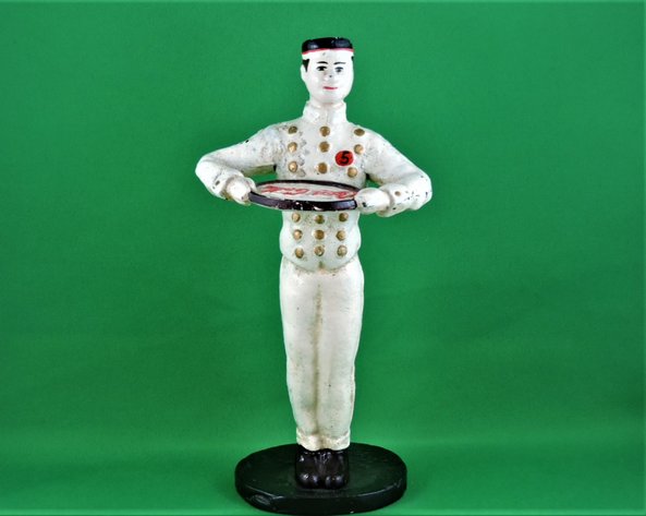 Image for COCA COLA BUTLER WITH TRAY - CAST IRON - RARE