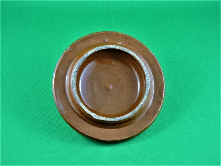 Image for VINTAGE BROWN STONEWARE BEAN POT