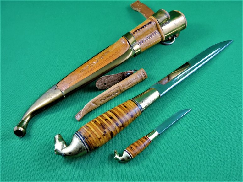 Image for IISSAKKI JARVINPAA Horsehead Vintage Knife Set of Two