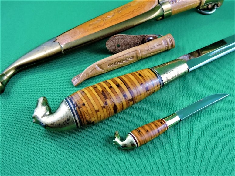 Image for IISSAKKI JARVINPAA Horsehead Vintage Knife Set of Two