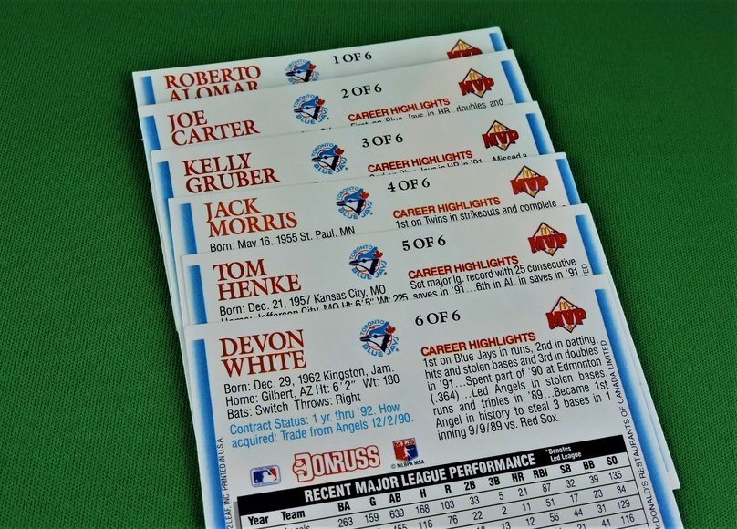 Image for DONRUSS BASEBALL CARDS 1992