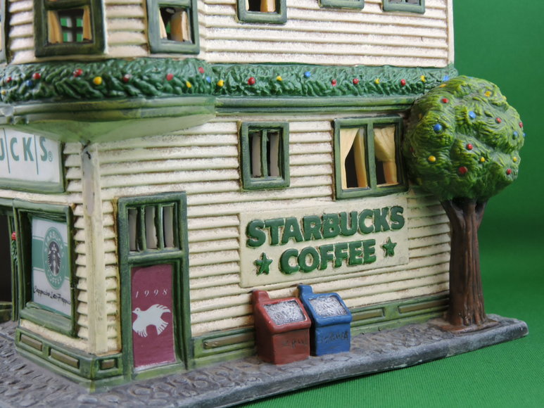 Image for STARBUCKS - Rare Light Up Festive Coffee House