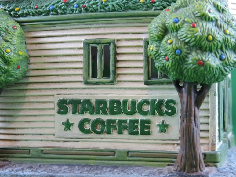 Image for STARBUCKS - Rare Light Up Festive Coffee House