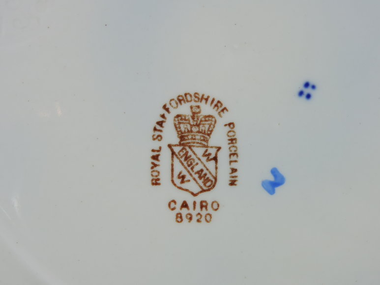 Image for Royal Staffordshire Decorative Plate - CAIRO - A. J. Wilkinson