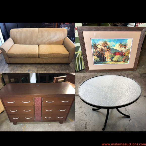 Image for Lihue Home Furnishings & Art Auction (Seller Managed) 12/27