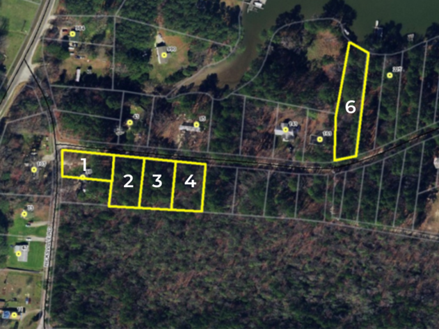 Image for Offering 6 of 7 - 0.53 AC Waterfront Residential Building Lot Near Gwynn's Island - Mathews County - Parcel 16A-1-19 - Hudgins, VA 23076
