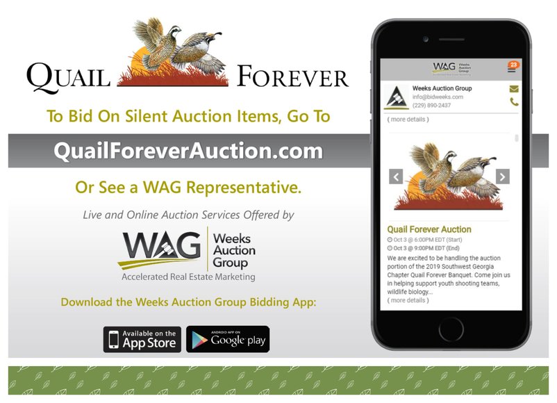 Image for Georgia Quail Invitational: Saturday Night Silent Auction