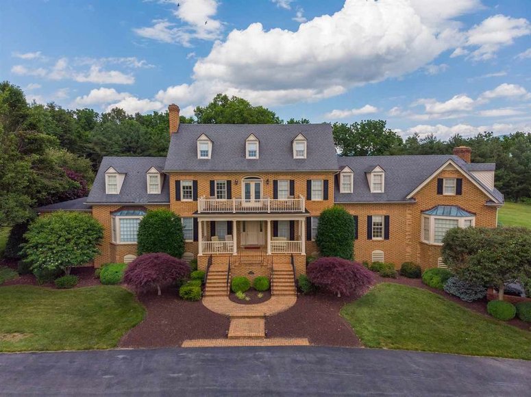 Magnificent 6 BR/5 BA Estate Home on 12.3 +/ Acres in Augusta County, VA
