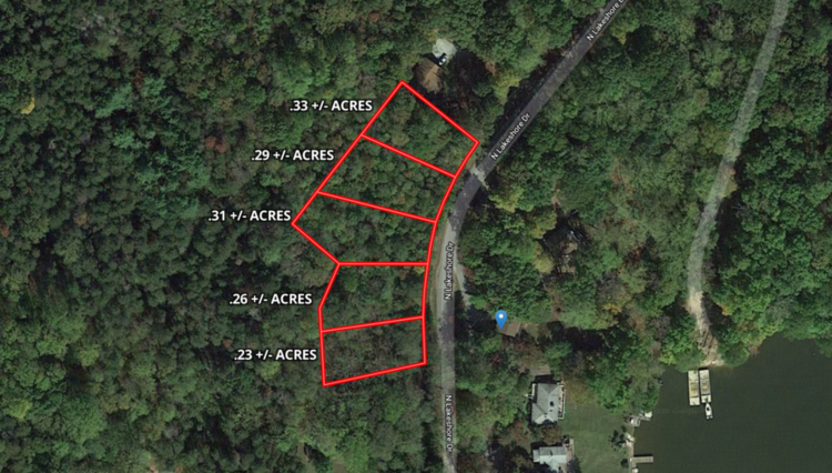 Image for 5 Adjacent Building Lots in Blue Ridge Shores Selling to the Highest Bidder!!--ONLINE ONLY BIDDING!!