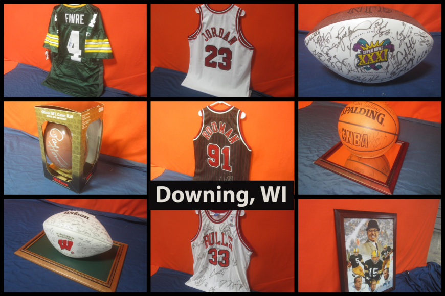 Sports Memorabilia Auction Downing, WI