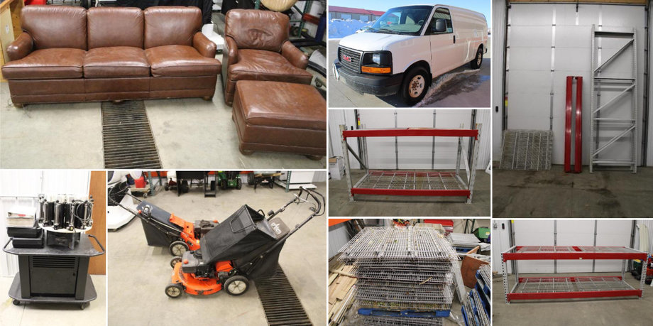 2019 Buick Encore, 2007-2016 Trucks, (2) Cargo Vans, Pallet Racking, and More