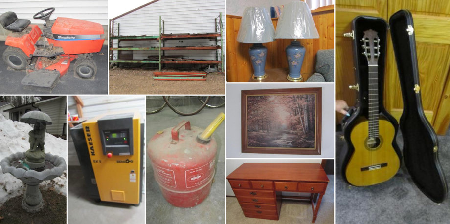 Simek Moving Sale, Pine River, MN