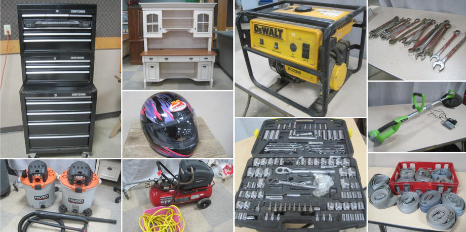 Furniture, Decor, Household, Shop Supplies, Glassware, Lawn and Garden, Plus More!