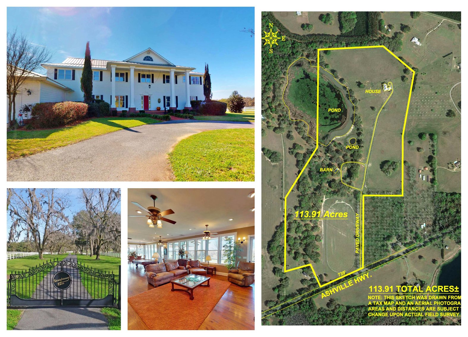 Image for Straightaway Farms - 114 Acre Equestrian Farm and Executive Home