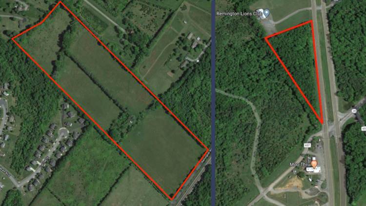 Image for ORDERED SOLD BY U.S. BANKRUPTCY COURT - Tract 1: 31.75 ± AC on Remington Rd. - Tract 2: 6.462 ± AC on James Madison Hwy. -  Northern Virginia Development Opportunity - 11880 Remington Rd., Remington, VA 22734