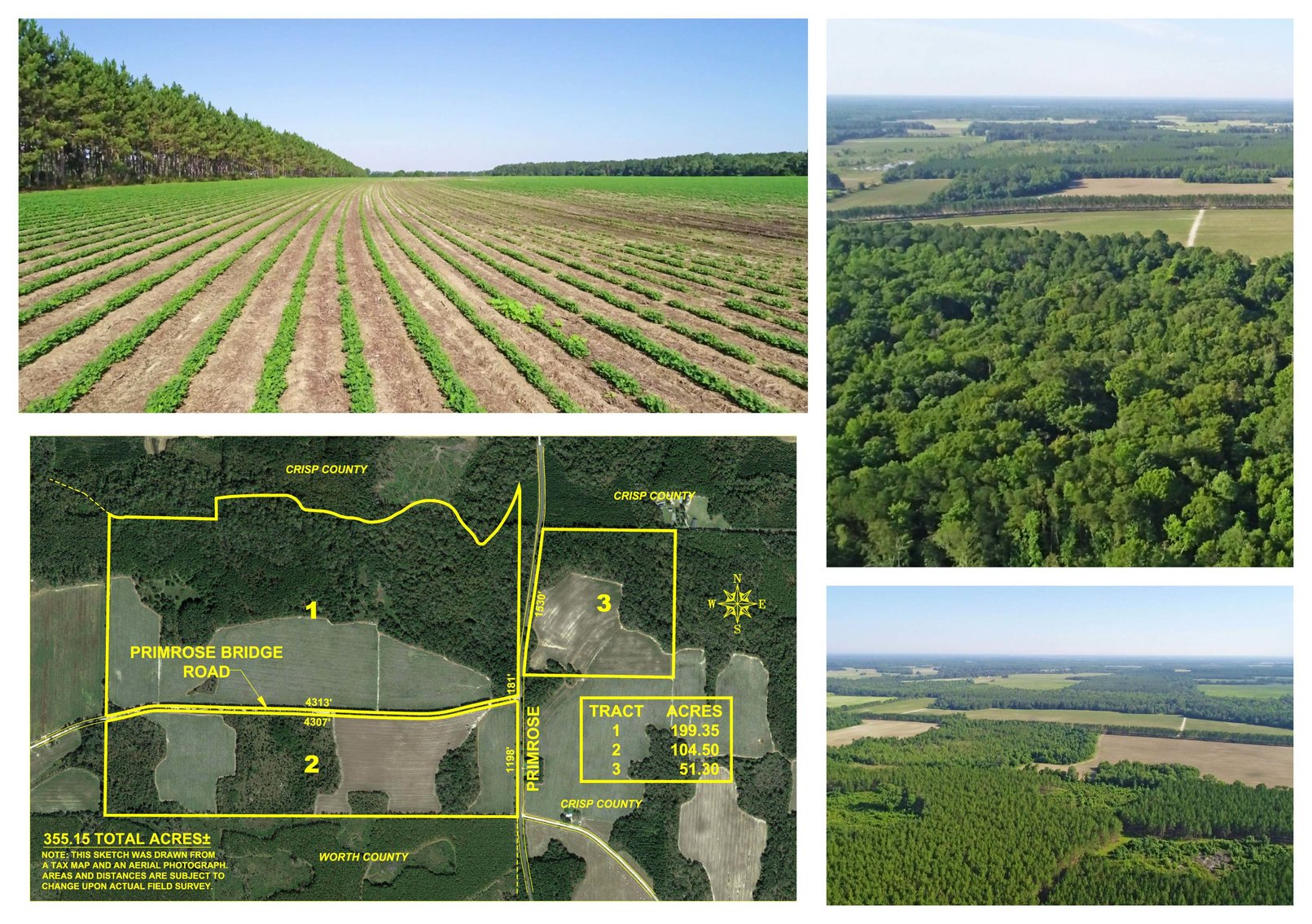 Image for Now Selling Absolute! The Primrose Farm - 356+/- Acres Worth and Crisp County
