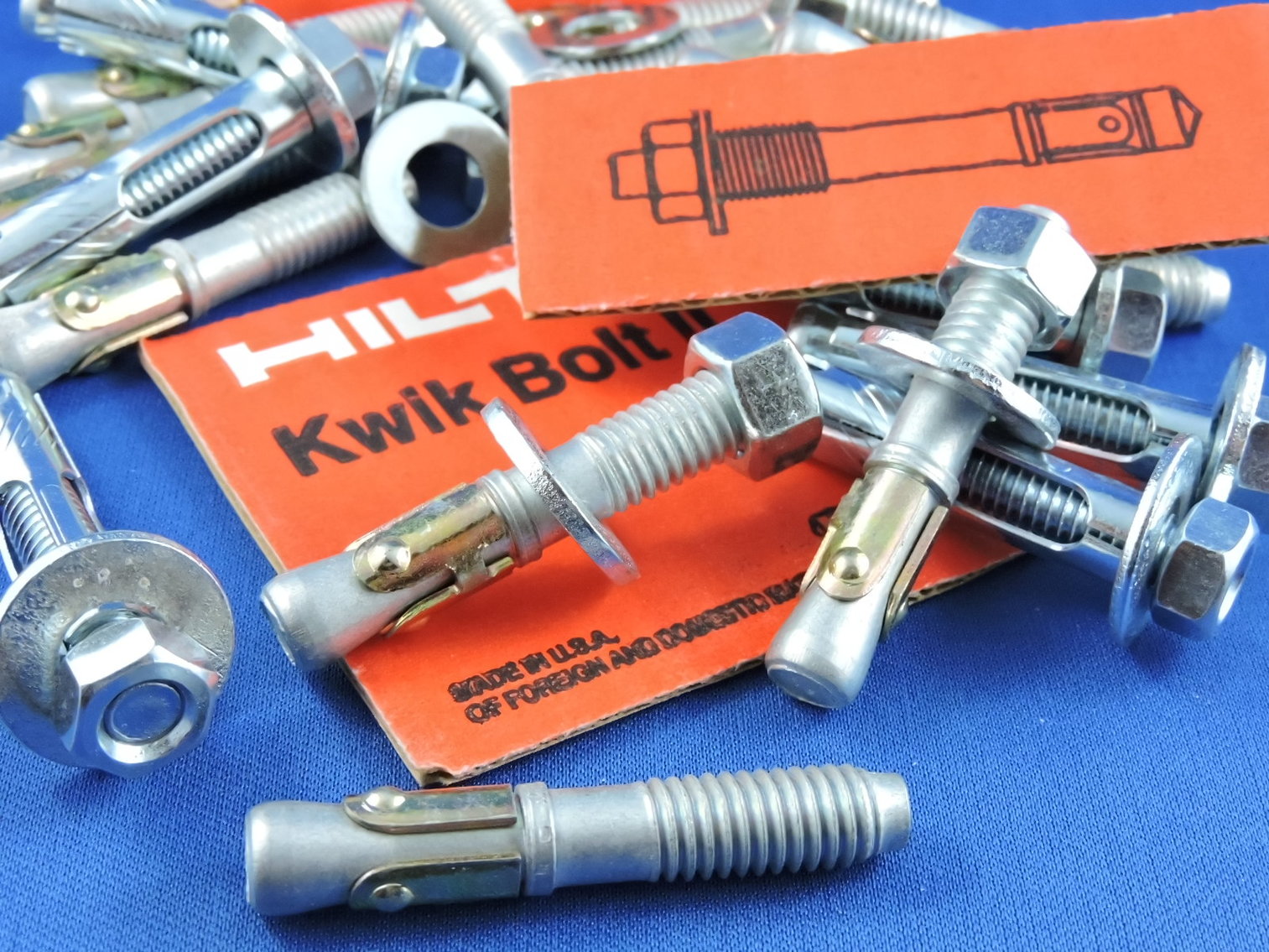 Image for HILTI - Kwick Bolt - Hilti Nail - Hardware Inventory Clearance