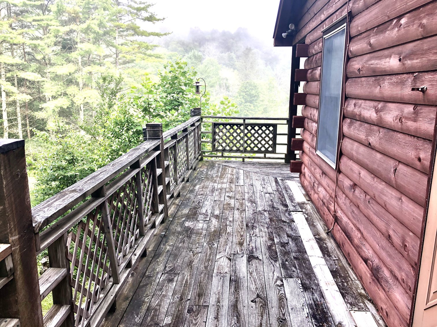 2 BR/1 BA Log Cabin on 30 +/ Acres Bordering National Forest in Bath