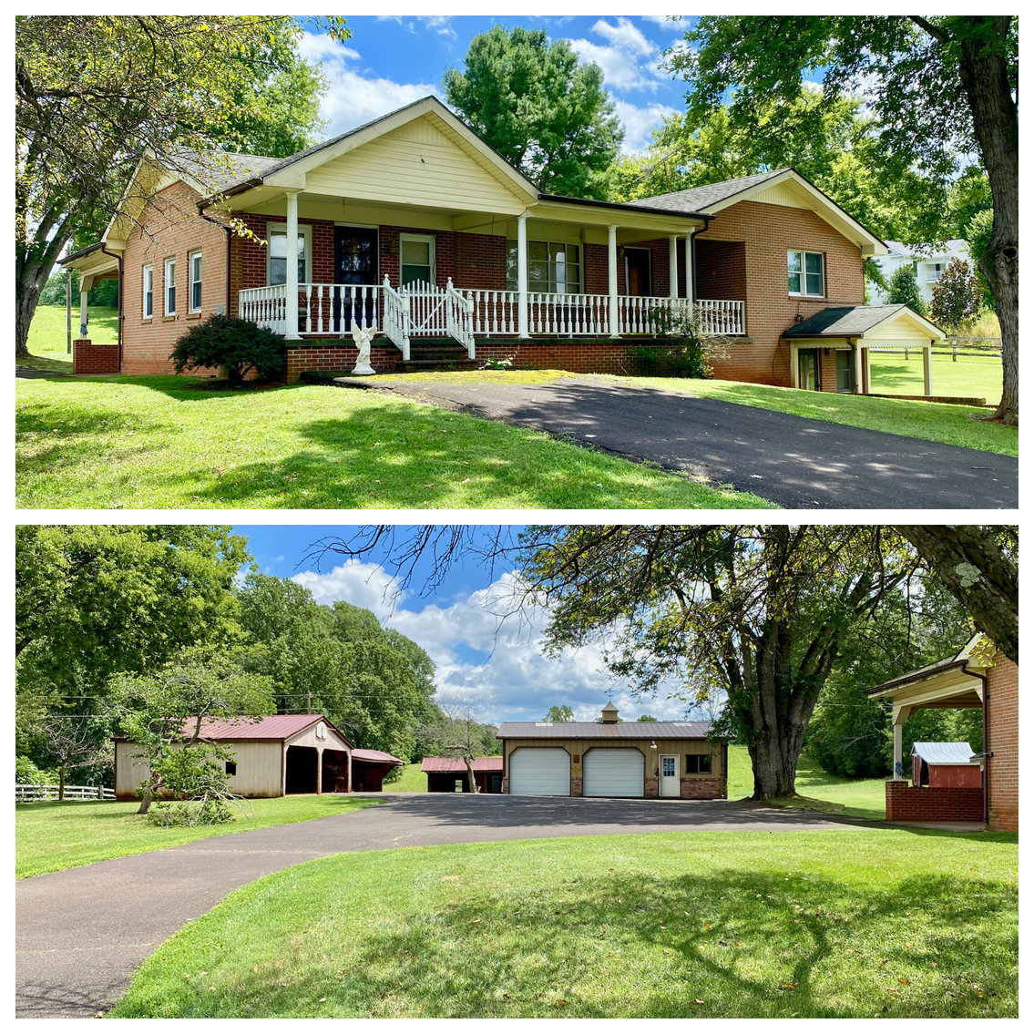 Image for 3 BR/2 BA Brick Home on 8.9 +/- Acres w/Detached Garage/Work Shop & Gorgeous Mountain Views