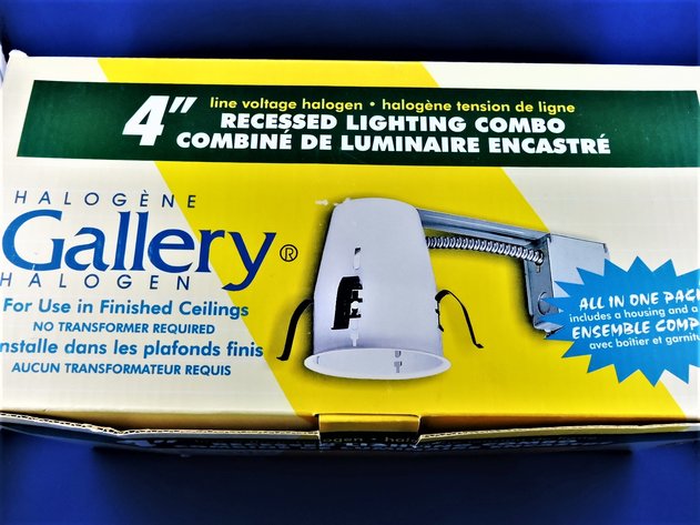 Image for Halogen Four Inch Recessed Lighting Combo - Hardware Store Inventory Clearance!