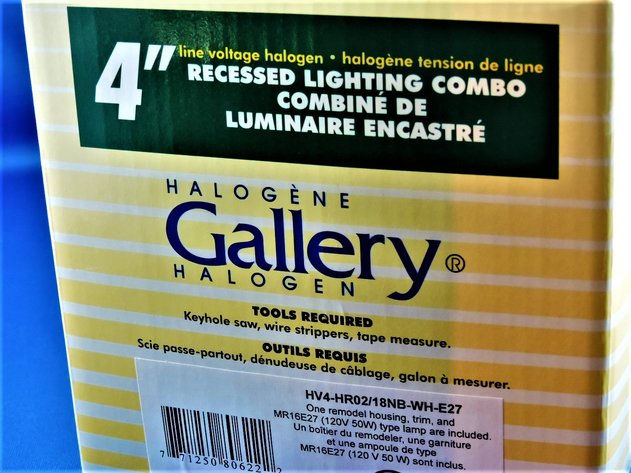 Image for Halogen Four Inch Recessed Lighting Combo - Hardware Store Inventory Clearance!