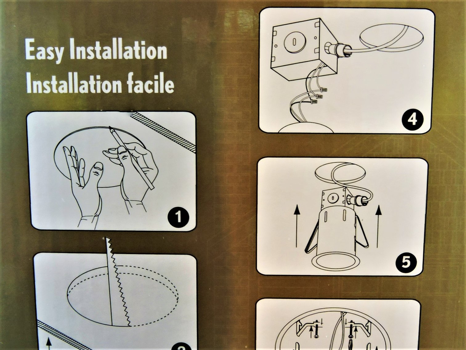 Image for Hardware Electrical Clearance Classic Remodel Lighting Kit