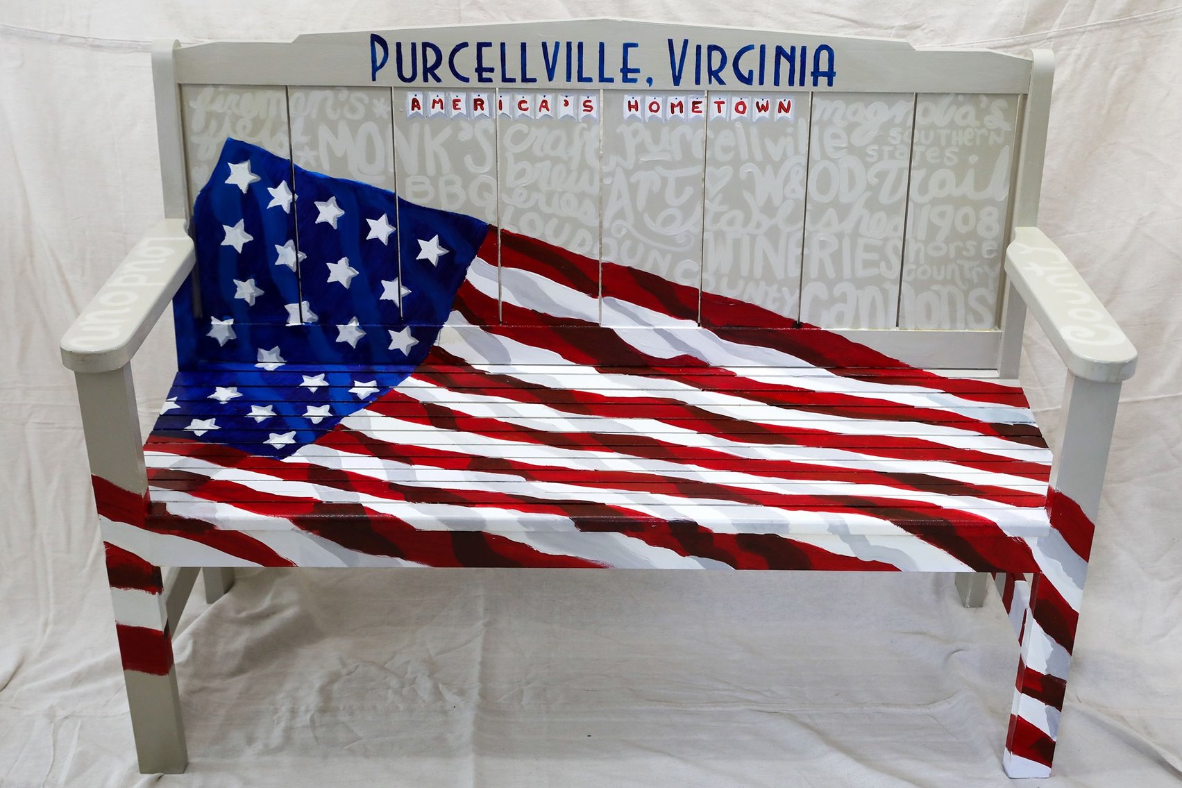 Image for Purcellville Painted Benches
