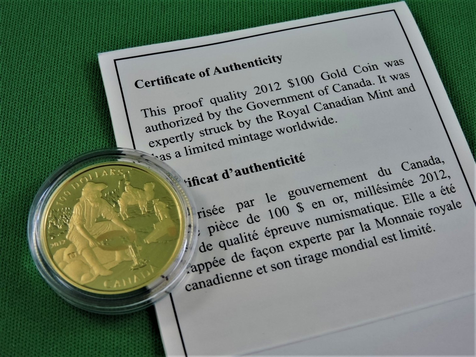 Image for Gold Coin - $100 - The Cariboo Gold Rush