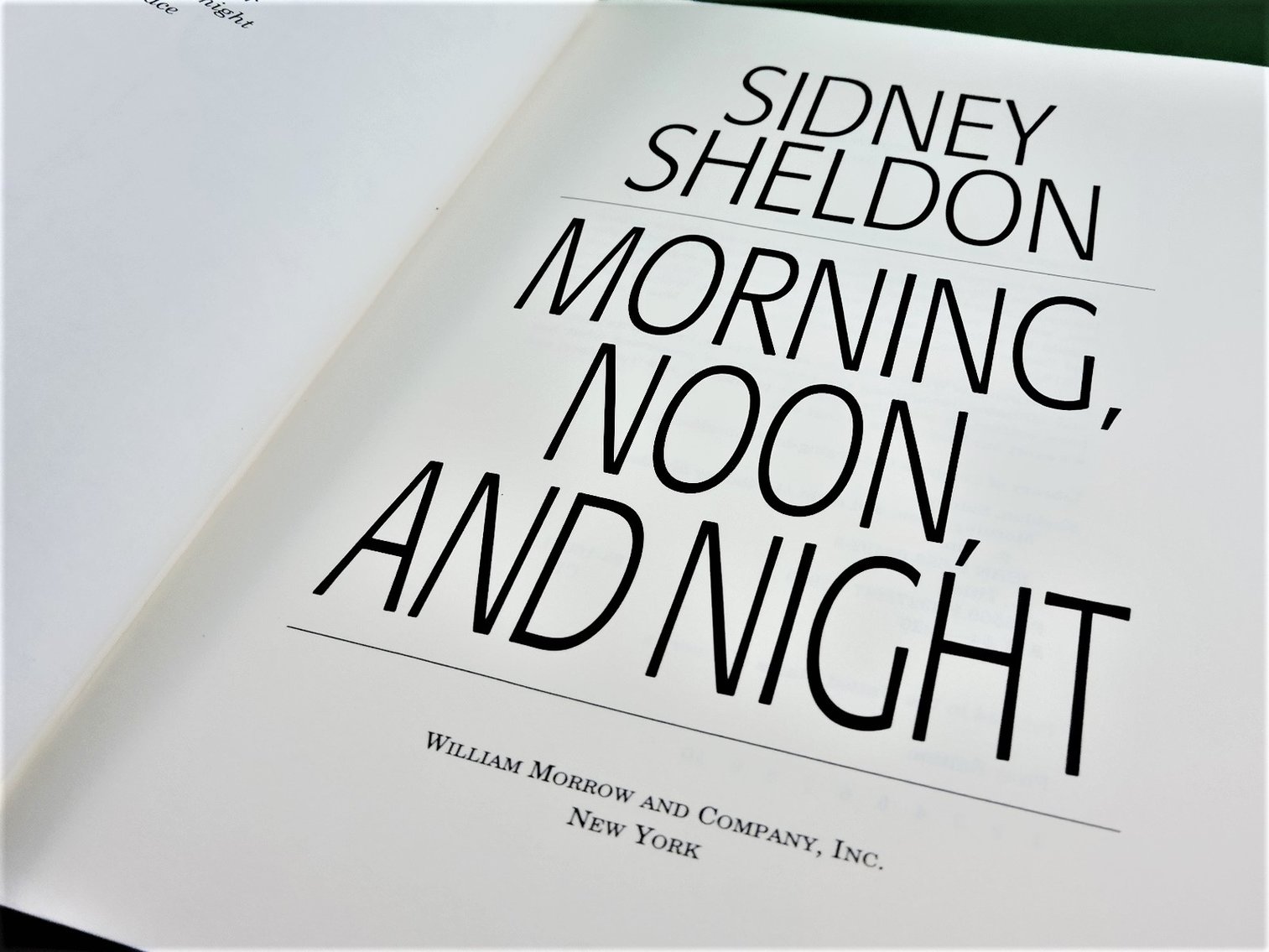 Image for Sidney Sheldon - 1995 - Morning,, Noon & Night.