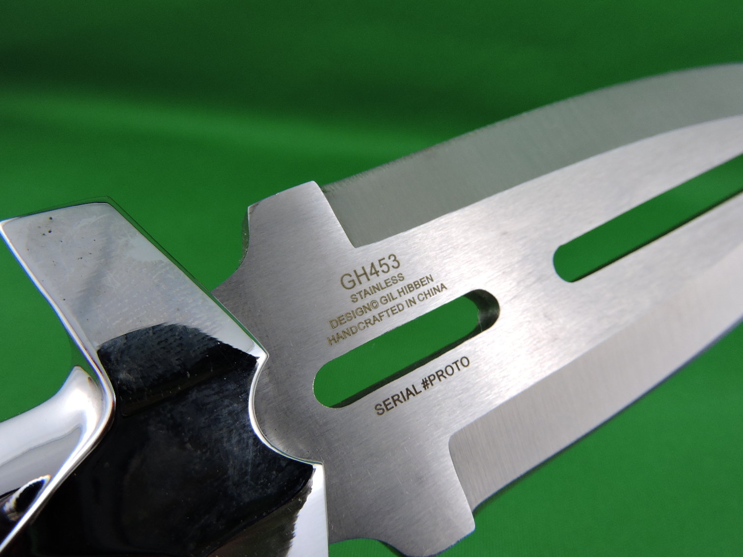 Image for Hibben Double Shadow Dagger Knife GH453 with Sheath