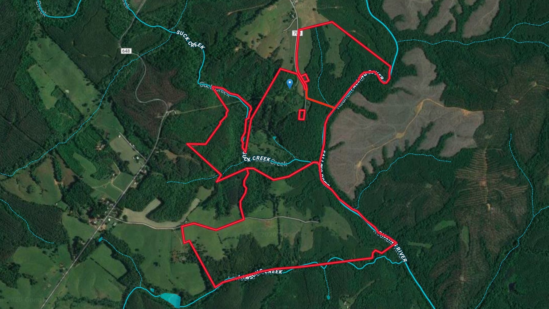 365 +/- Contiguous Acres of Land Offered in 3 Tracts Featuring Timber ...