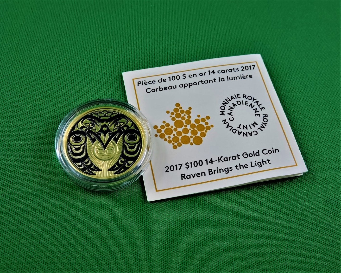 Image for Gold Coin - Raven Brings the Light - RCM 2017