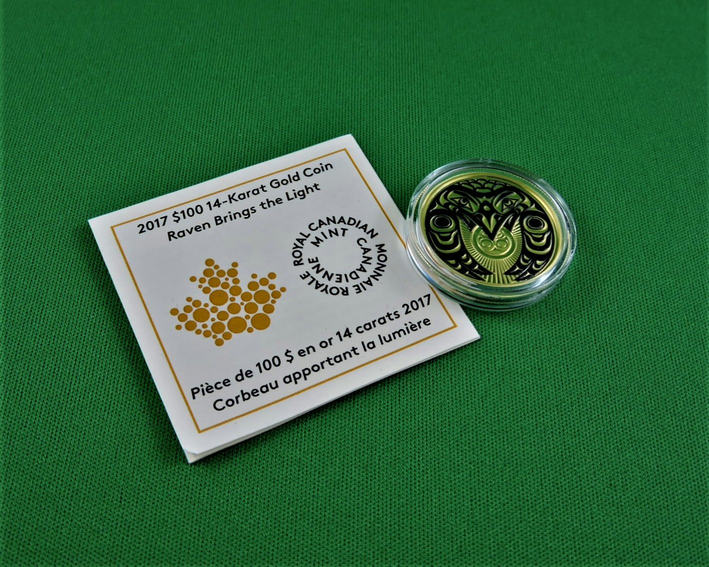 Image for Gold Coin - Raven Brings the Light - RCM 2017