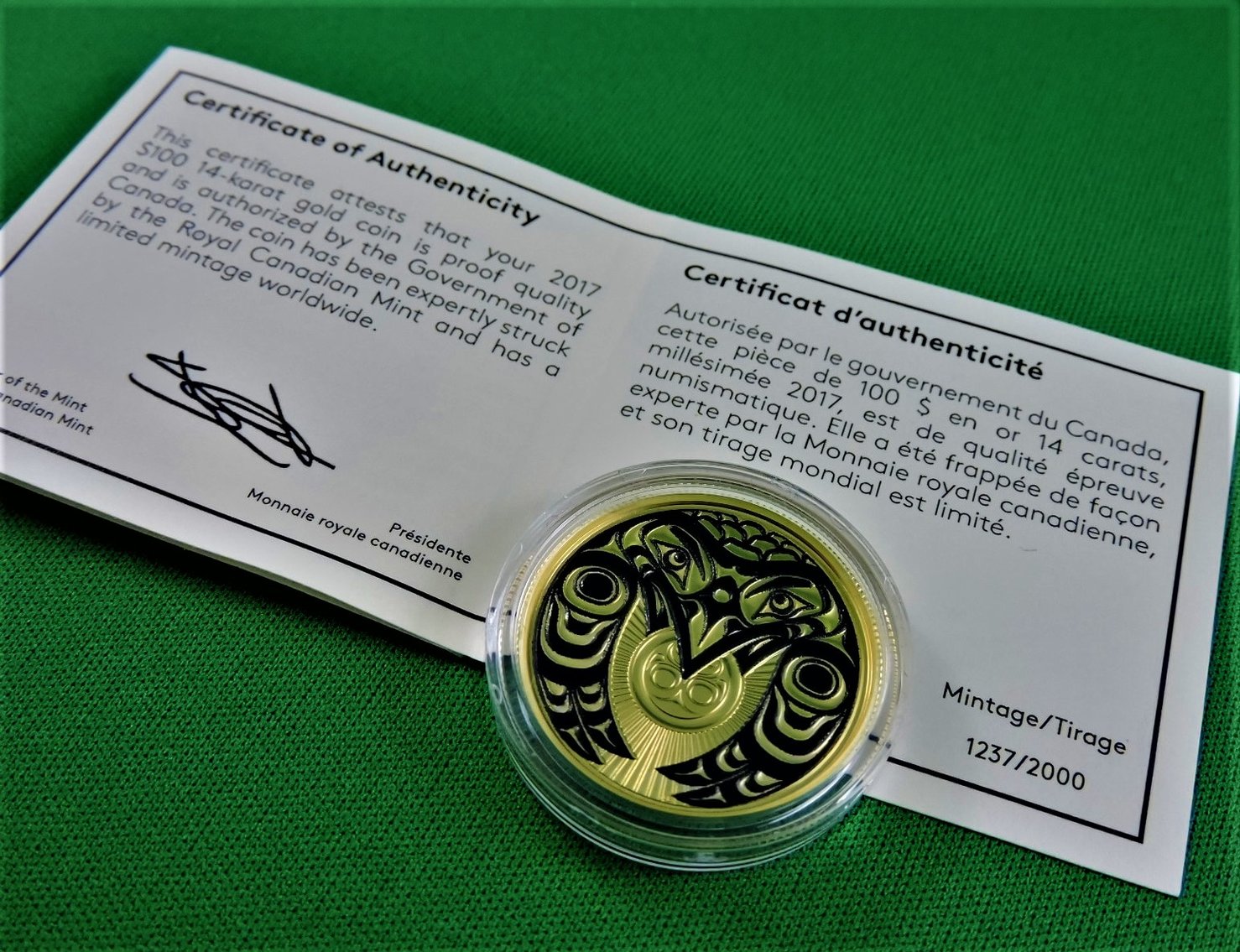 Image for Gold Coin - Raven Brings the Light - RCM 2017