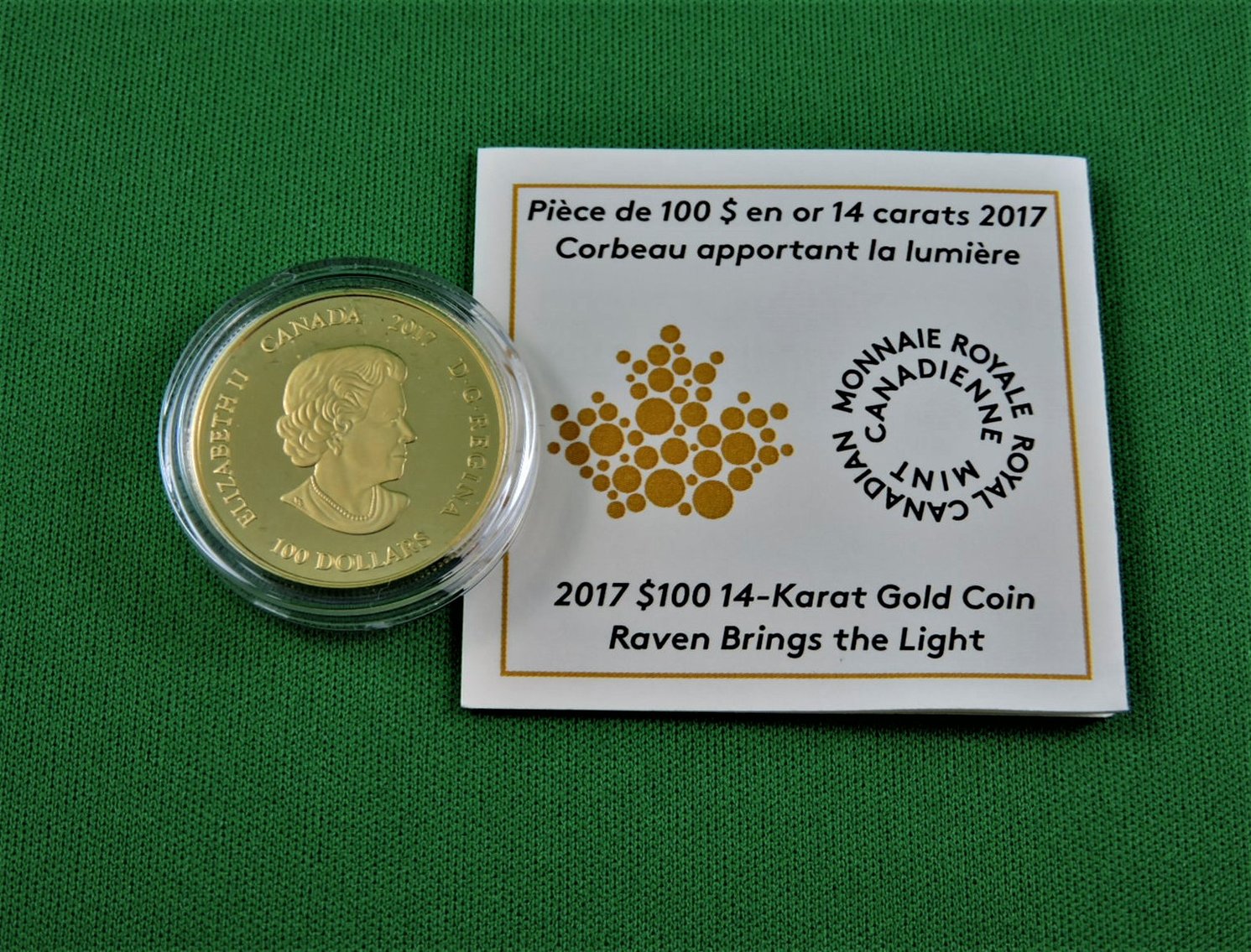 Image for Gold Coin - Raven Brings the Light - RCM 2017