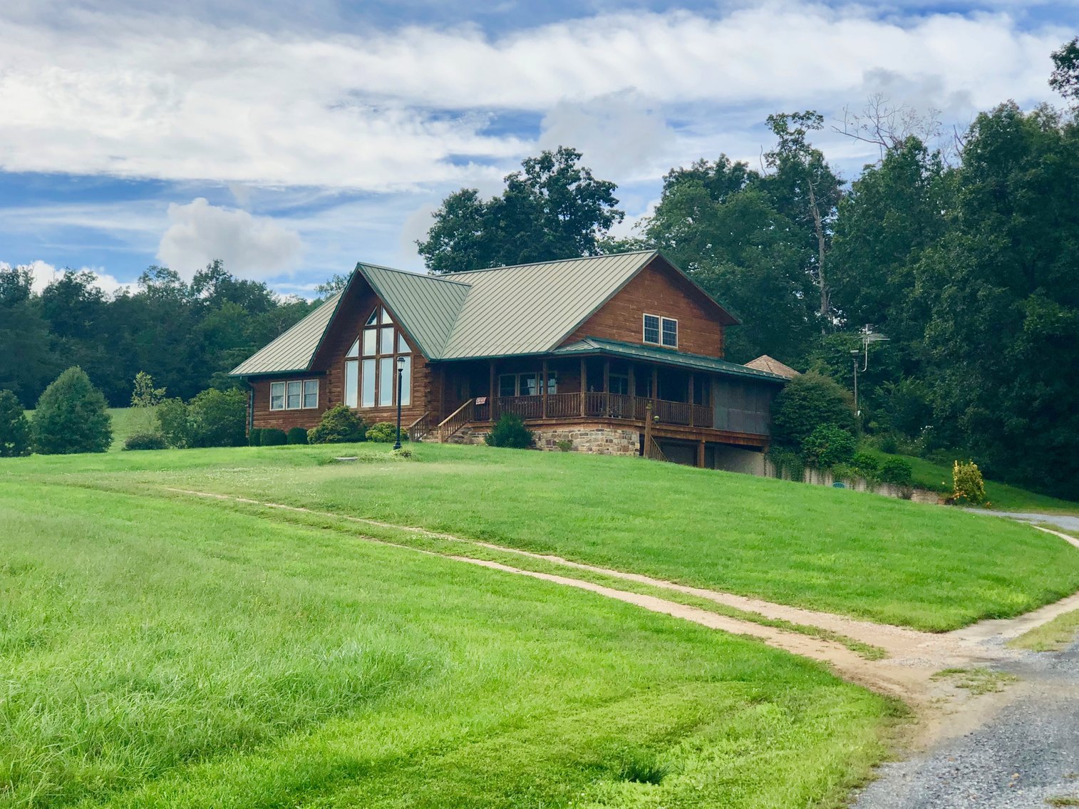 Image for Majestic 3 BR/4.5 BA Log Home on 45 +/- Acres w/5,000 sf. Shop--Augusta County, VA