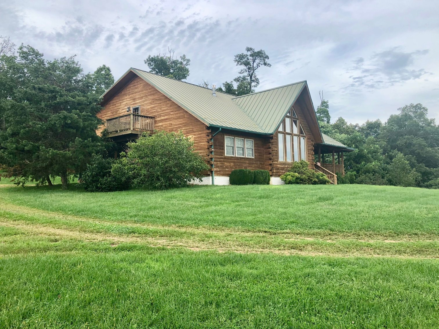 Image for Majestic 3 BR/4.5 BA Log Home on 45 +/- Acres w/5,000 sf. Shop--Augusta County, VA