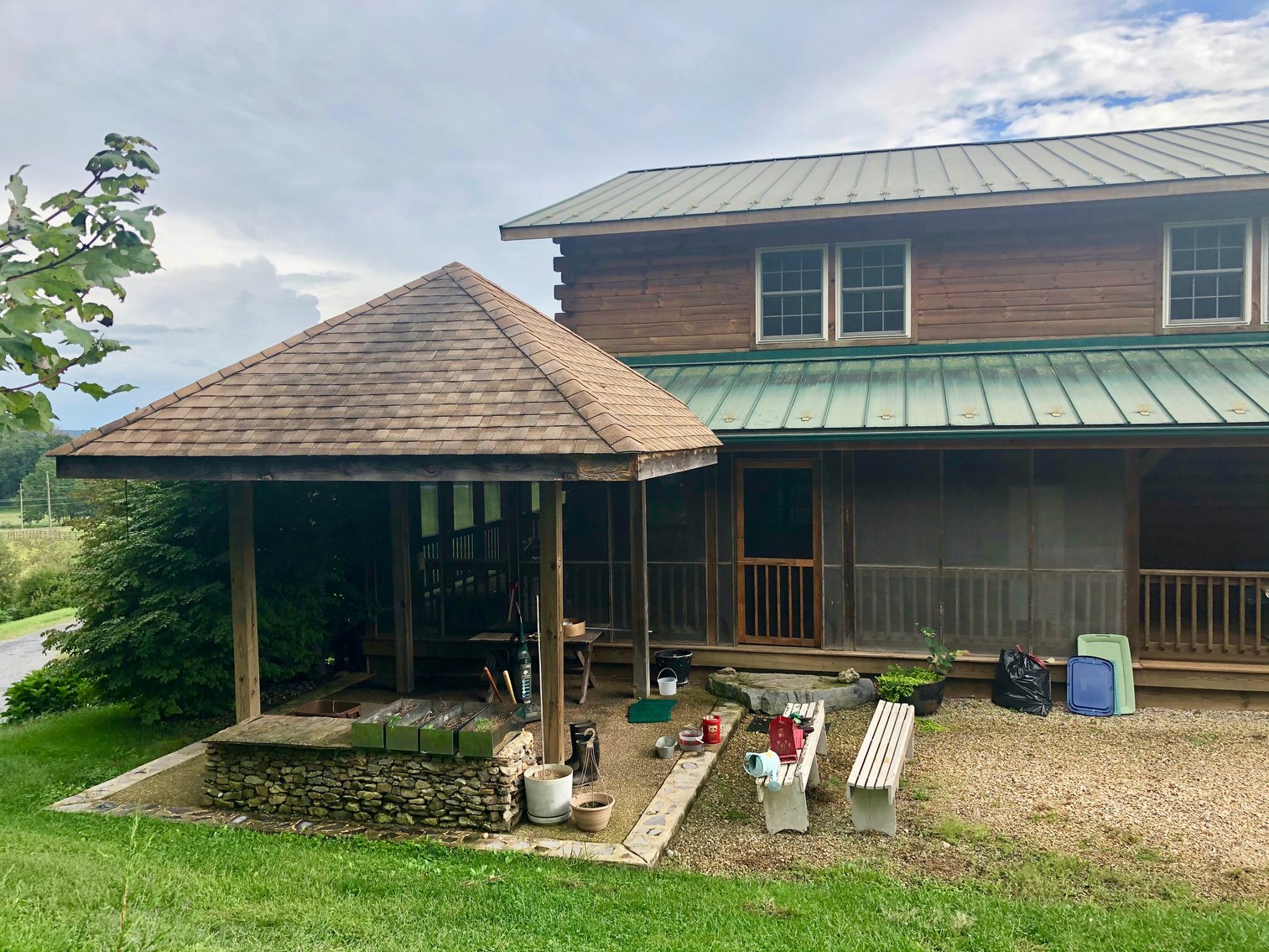 Image for Majestic 3 BR/4.5 BA Log Home on 45 +/- Acres w/5,000 sf. Shop--Augusta County, VA