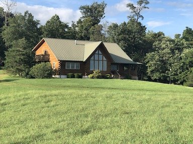 Image for Majestic 3 BR/4.5 BA Log Home on 45 +/- Acres w/5,000 sf. Shop--Augusta County, VA