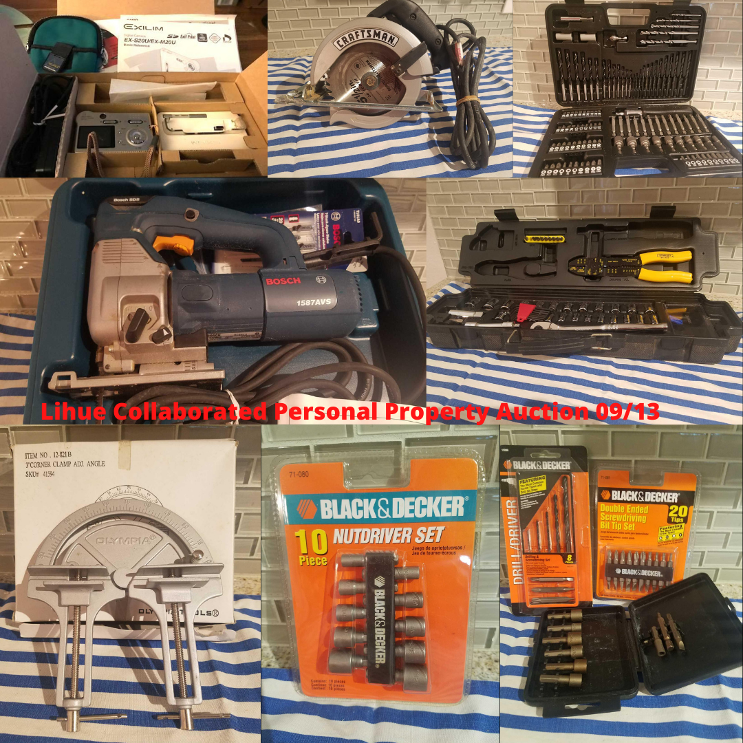 Image for Lihue Collaborated Personal Property Auction 09/13