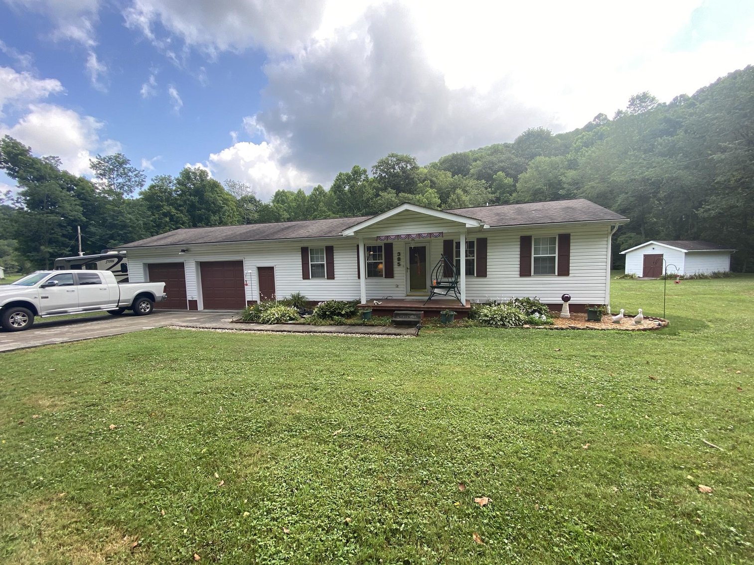 Image for SOLD $150,700 - Ranch Home on 2.6 Acres, Fleetwood Storm RV, John Deere Gator, & more