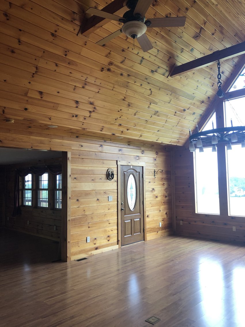 Image for Majestic 3 BR/4.5 BA Log Home on 45 +/- Acres w/5,000 sf. Shop--Augusta County, VA