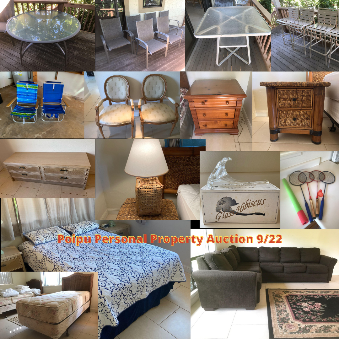 Image for Poipu Personal Property Auction 09/22